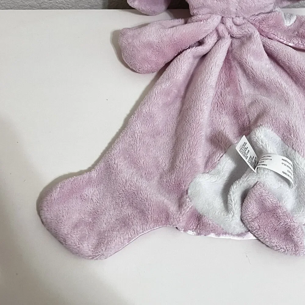 Baby Gund Pink Spunky Huggybuddy Puppy Dog Security Blanket Lovey Satin 6047441